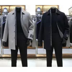 [바쏘](의정부점)25 FW 핸드메이드 울 캐시미어 셋인카라 구스다운 내피탈착 숏코트 3종