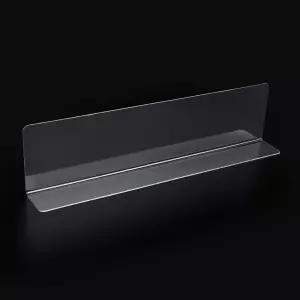 다수랜드 L형 투명 25X6CM 1P 일반형 투명아크릴칸막이