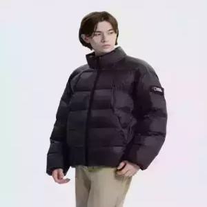 내셔널지오그래픽 패딩 점퍼 트렌디 퀼팅 스탠드넥 오록스 BLACK 베이직
