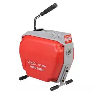 공성 전동스프링청소기 배관 하수구 청소 1/2마력 20m KS-700