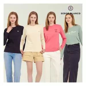 세르즈블랑코 여성 긴팔티셔츠 4종
