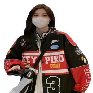 레드불자켓 오토바이 가죽 자켓 레자 레이싱 바이크 라이딩 바람막이