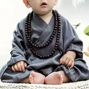 아기스님옷 동자승 승복 아동바디수트 공연복 가운