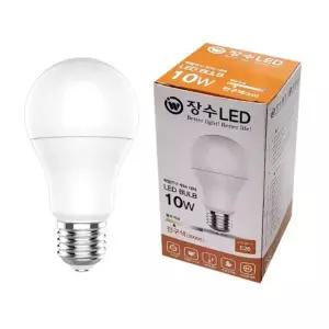 장수램프 전구 벌브 전구색 E26 램프 A19 다마 10W LED