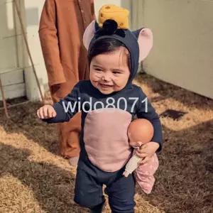  유아용 아동 톰과제리바디슈트 제리우주복 제리코스튬 아기할로윈 귀여운