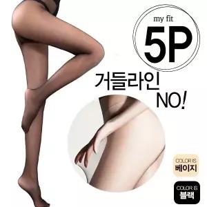 [마이핏]투명오픈0d스타킹 0데니아 허벅지 투명 팬티스타킹 톤보정 5매_P433208081