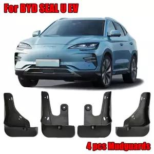 BYD 씰 U / 씰라이언 6 / 송 플러스 DM-i EV 2021-2026용 자동차 머드가드 앞뒤 머드가드 스플래시 가드 펜