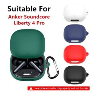Anker Soundcore Liberty 4 Pro용 실리콘 휴대용 케이스  이어폰  긁힘 방지  보호대 슬리브