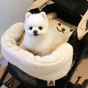 애견 차량용 카시트 가드 쿠션 유모차 베어 강아지