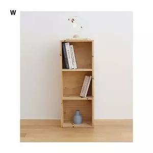 고급 삼나무원목 DIY3단책장 330 원목책장 DIY책장 조립책장