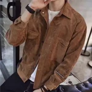 아메카지 남성 스웨이드 자켓 데일리 남성 봄 자켓 데일리룩 간절기