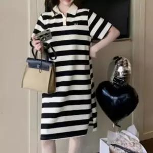 반팔원피스 롱 반팔 여름 데일리 카라 롱원피스 여성원피스 여자원피스 원피스