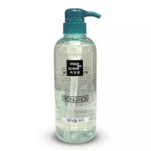 미쟝센 스트롱 홀드 하드 헤어젤 500ml 남자헤어제품 짧은머리 손질