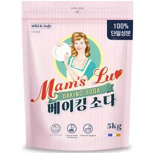 맘스럽 베이킹소다 파우치 5kg 냄새제거 탈취 세탁보조제
