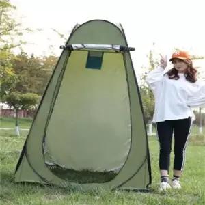간이 텐트 야외 탈의실 텐트 휴대용 피팅룸 원터치 접이식 화장실