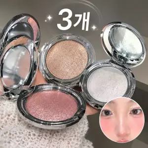차차앤코 물광 글로우 하이라이터 애교살 치크 윤광 쉬머 광채 메이크업