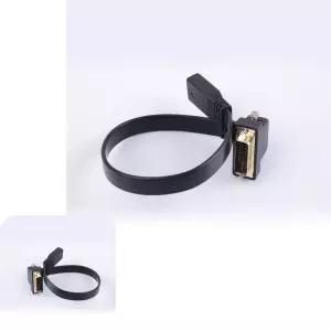 뮤 Coms 젠더 케이블 M 타입 분배기 DVI 25cm to 꺾임 HDMI 하향 DVI HDMI F