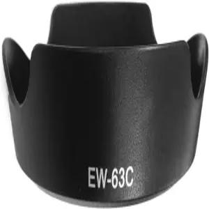 Whoasyst Bayonet 마운트 카메라 렌즈 쉐이드 EW-63C 후드는 EF-S 18-55mm F/3.5-5.6용이며 STM 적합합니다