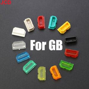 게임 보이 GB 콘솔용 멀티 컬러 먼지 커버 쉘 플러그 DMG 001 용 플라스틱 단추 1개