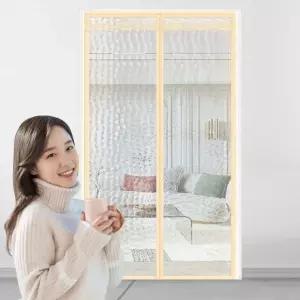 PVC 방풍문 자석 벨크로 바람막이 문 현관 비닐 커튼