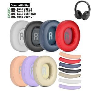 [호환품]JBL 호환 Tune T700BT T710 720 T750BTNC T760NC 교체용 휴대용 단백질 가죽 이어패드 소프트 폼