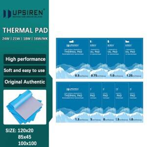 UPSIREN OEM 열 패드 실리콘 석고 CPU GPU 카드 물 냉각 매트 100X100mm 고품질 방열판