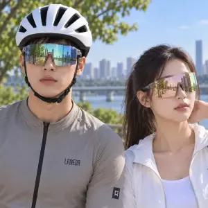 토모 경량 스포츠 런닝 골프 자전거 변색 미러 고글 선글라스