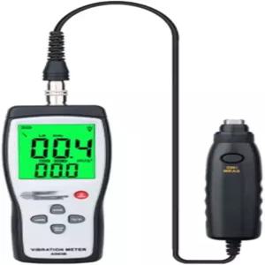 GGGUOJINN 디지털 진동계 10HZ~1KHZ 0.1~199.9m/s 정밀 스마트 센서 AS63B 진동 측정기 테스터기
