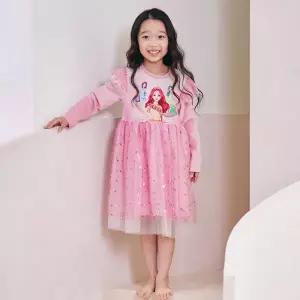 [하프클럽/아트박스]아트박스/프리미에팜 시크릿쥬쥬 여아 프링 밍크 9부 원피스 PK
