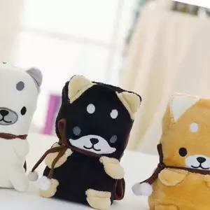 멍멍이담요 차량 낮잠 포근이불 캐릭터 입체 시바견