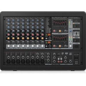 Behringer EUROPWER PMP1680S 1600와트 10채널 전원 믹서