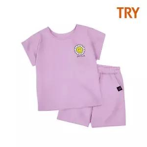 [하프클럽/TRY]크리켓 여아 홈엔 5부 상하 세트