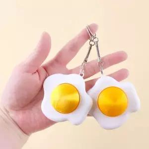 ( )264C 3500 계란 후라이 딸깍이 키링 12개세트