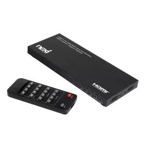 4K HDMI V1.4 4X2 매트릭스 스위치 멀티뷰어 듀얼모니터 4분할 고화질 화면 노트북 PC 컴퓨터 10.2GBPS