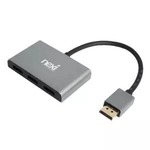 8K 4K USB 5핀 DP V1.4 1대3 MST분배기 3대화면 미러링 확장 비디오윌모드 32.4GBPS 노트북 PC 컴퓨터 TV
