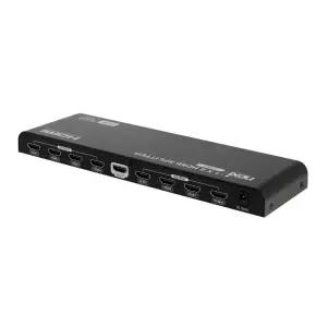 4K HDMI 1대8 분배기 미러링 고화질 8대 동일화면 모니터출력 노트북 데스크탑 PC 컴퓨터 18GBPS