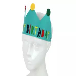 달라픽 생일 펠트 왕관 어린이촬영소품 생일파티머리띠