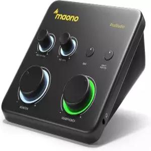 MAONO USB 오디오 인터페이스  XLR 입력 24비트/192kHz 라우팅 소프트웨어
