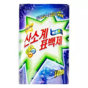 해동 산소계 표백제 1400g 세탁 세제 얼룩 제거 살균 화이트 파워 베이킹 소다