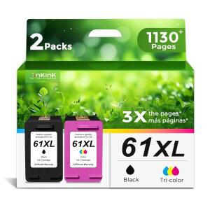 ANKINK 61XL INK CARTRIDGE REPLACEMENT FOR hp호환 61 XL(BLACK COLOR COMBO PACK) | COMPATIBLE HP61 HP61XL 4500 5530 4630 2540 4502 2542 4635 5535 4501 3050 2541 3510 2514 3512 1000 1010 1510 PRINTERS