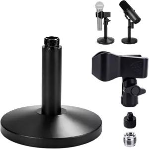 YIBEICO 데스크탑 마이크 스탠드 for Shure SM58/SM7B/MV7 Fifine K669B Blue Yeti Hyper X QuadCast용