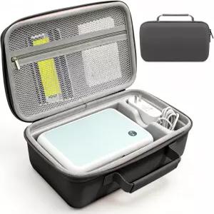YOTON Photo Printer 4 x6 /RT CP4000l 4x6 프린터와 호환되는 Akouta 하드 스토리지 케이스.검은색