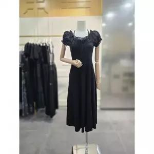 [에고이스트] 셔링 배색 스트라이프 원피스 ES3JO700BK 2834403
