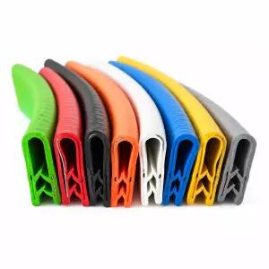 U자형 고무 코팅 철제 엣지 몰딩 마감재 28×9mm