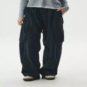 [AK수원점] [후아유] 여성 Wide Cotton Nylon Cargo Pants(F) WHTAG3821F