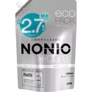 노니오 플러스 화이트닝 구강 청결제 프레시 화이트 민트 1300ml 리필