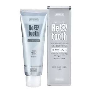 레투스 치과 의사 감수 치약 젤 엑셀런트 75g 의약외품 34x32x142mm