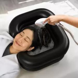 휴대용 에어샴푸대 환자머리감기 간병용샴푸베드