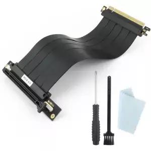 G용 YWLRONG PCIe 4.0 x16 라이저 케이블 90도 연장 G 시스템용으로 설계되었으며 RTX 4090/4080/4070