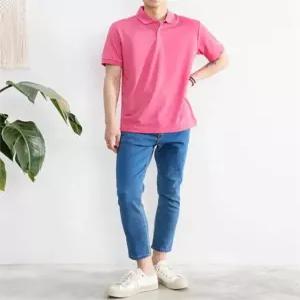 [더파라조] 남성기능성밴드청바지 오비지퍼 사이드밴드워싱청9부바지